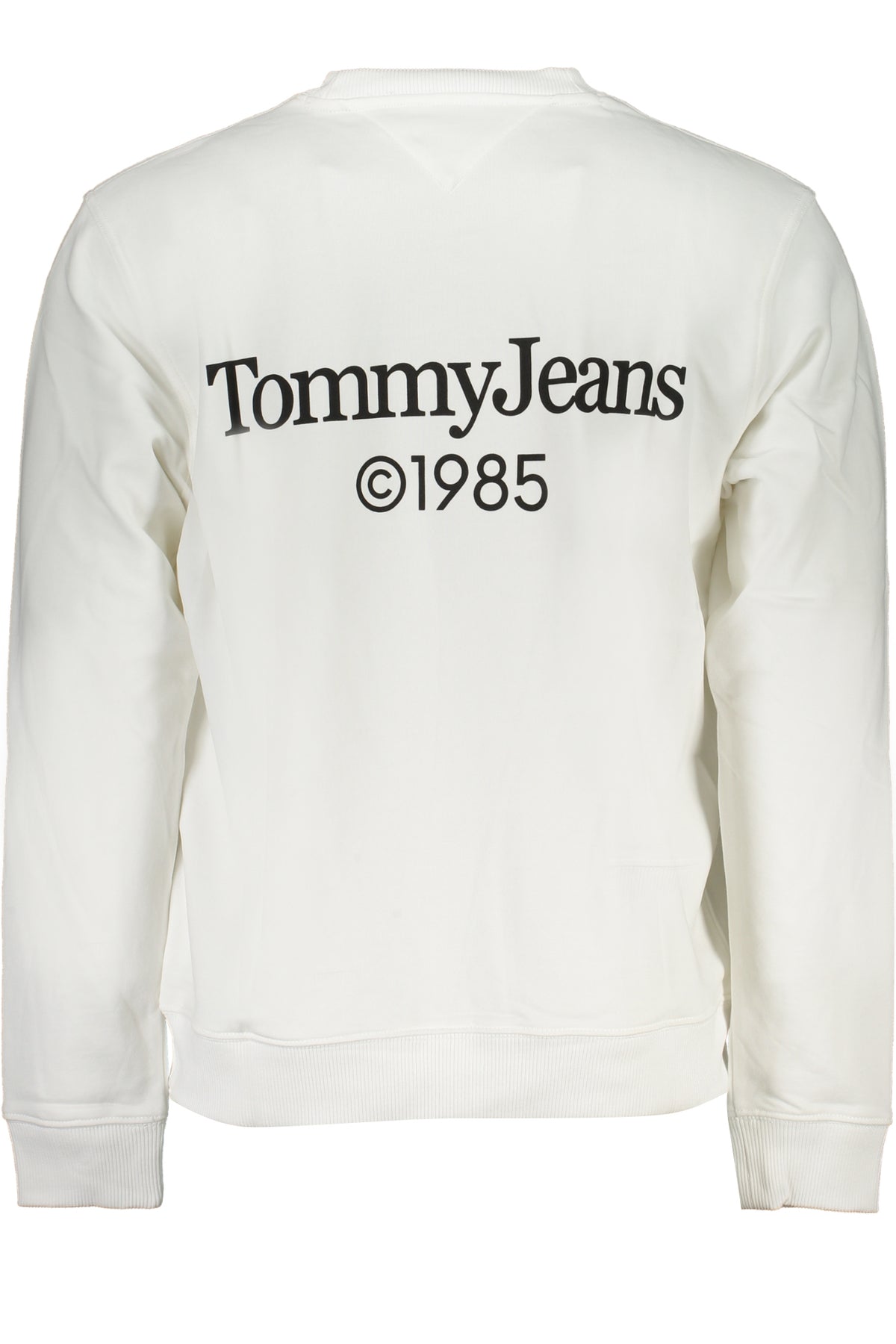 TOMMY HILFIGER MEN'S WHITE ZIPLESS SWEATSHIRT