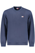 TOMMY HILFIGER MEN'S BLUE ZIP-UP SWEATSHIRT