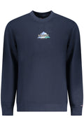 TOMMY HILFIGER MEN'S BLUE ZIP-UP SWEATSHIRT