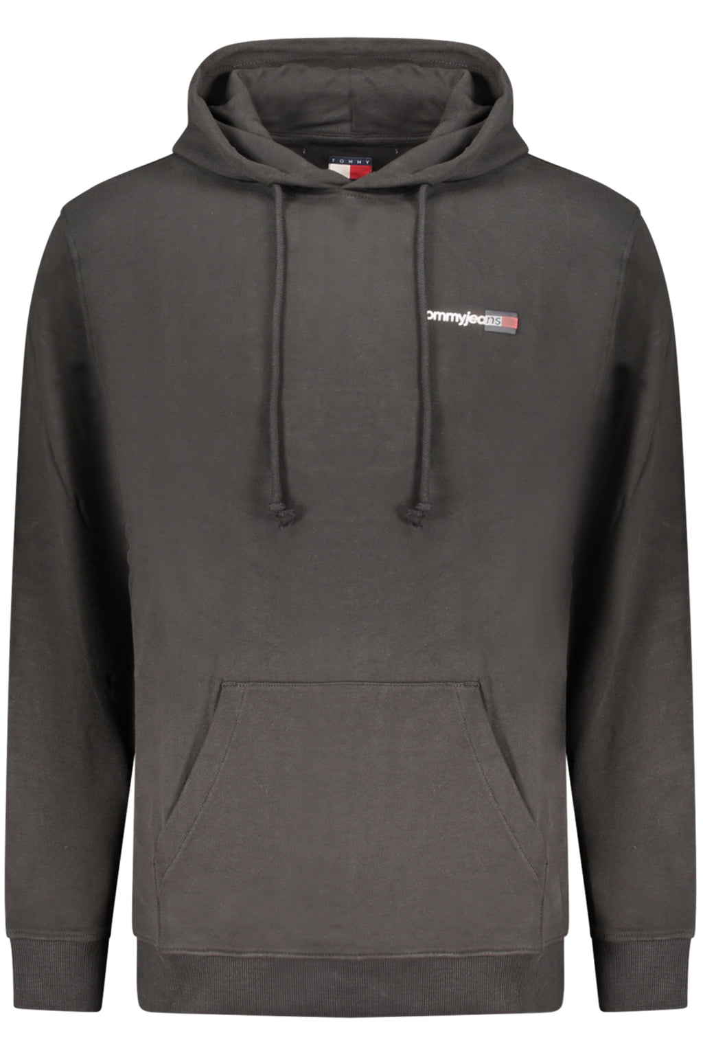 TOMMY HILFIGER MEN'S BLACK ZIP-UP SWEATSHIRT