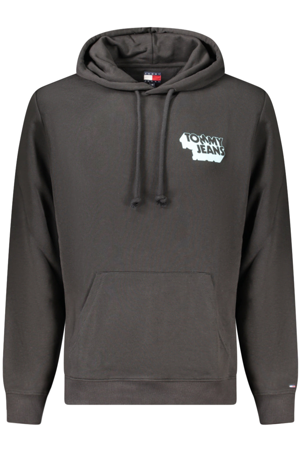 TOMMY HILFIGER MEN'S BLACK ZIP-UP SWEATSHIRT