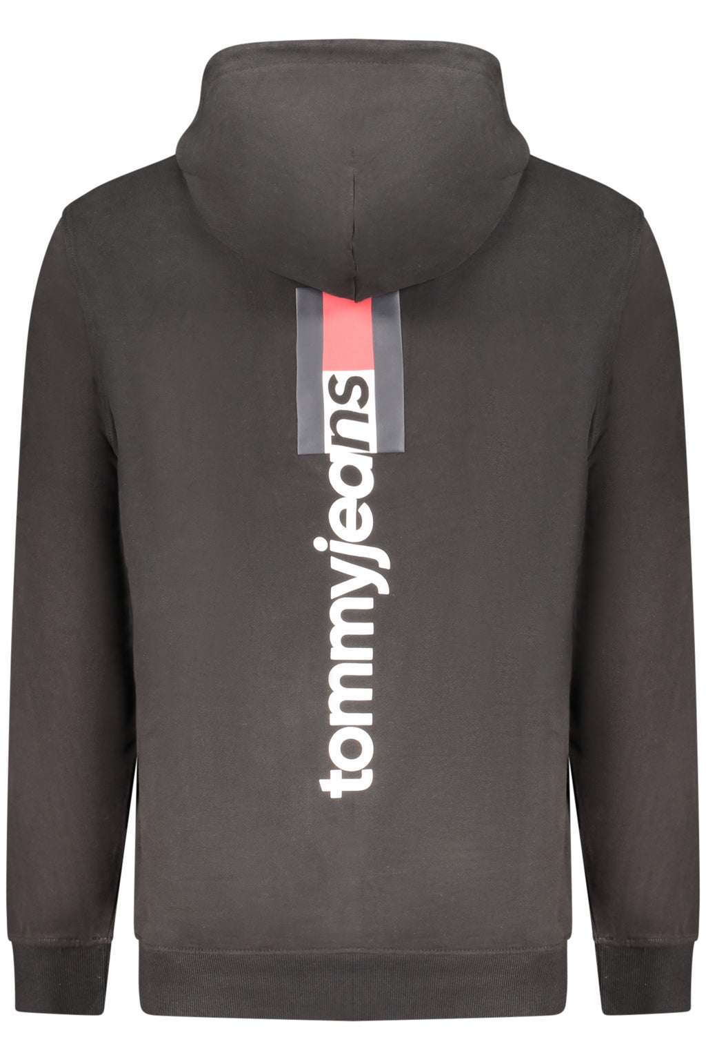 TOMMY HILFIGER MEN'S BLACK ZIP-UP SWEATSHIRT