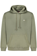 TOMMY HILFIGER MEN'S ZIP-UP SWEATSHIRT GREEN