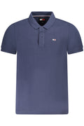 TOMMY HILFIGER MEN'S SHORT-SLEEVE POLO SHIRT BLUE