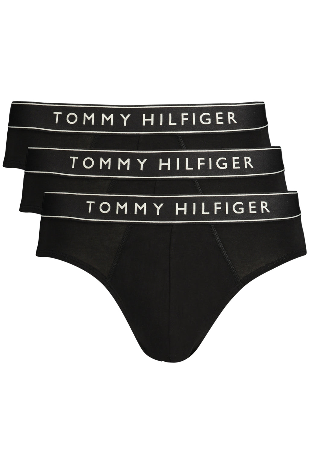 TOMMY HILFIGER Men's Black Briefs Tri-Pack UM0UM03856