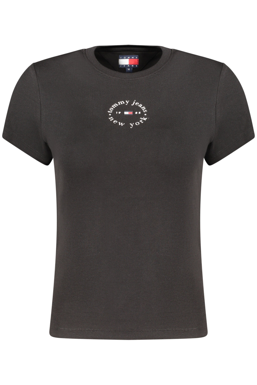 TOMMY HILFIGER WOMEN'S SHORT-SLEEVE T-SHIRT BLACK