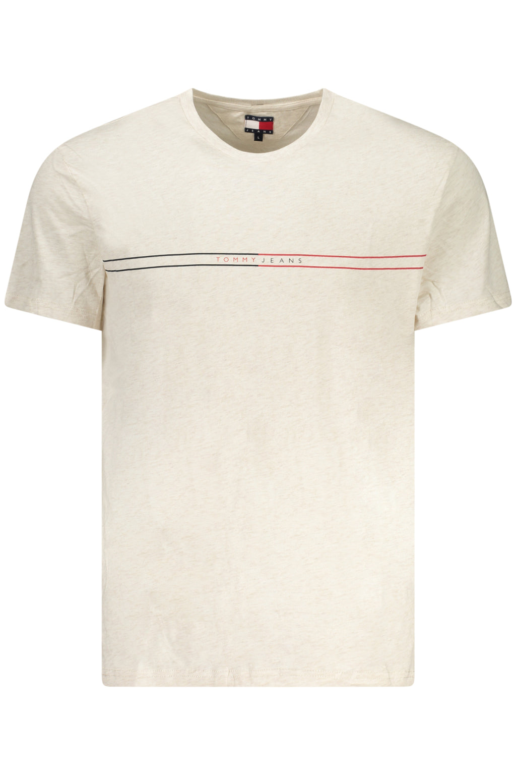 TOMMY HILFIGER SHORT SLEEVE T-SHIRT MEN BEIGE