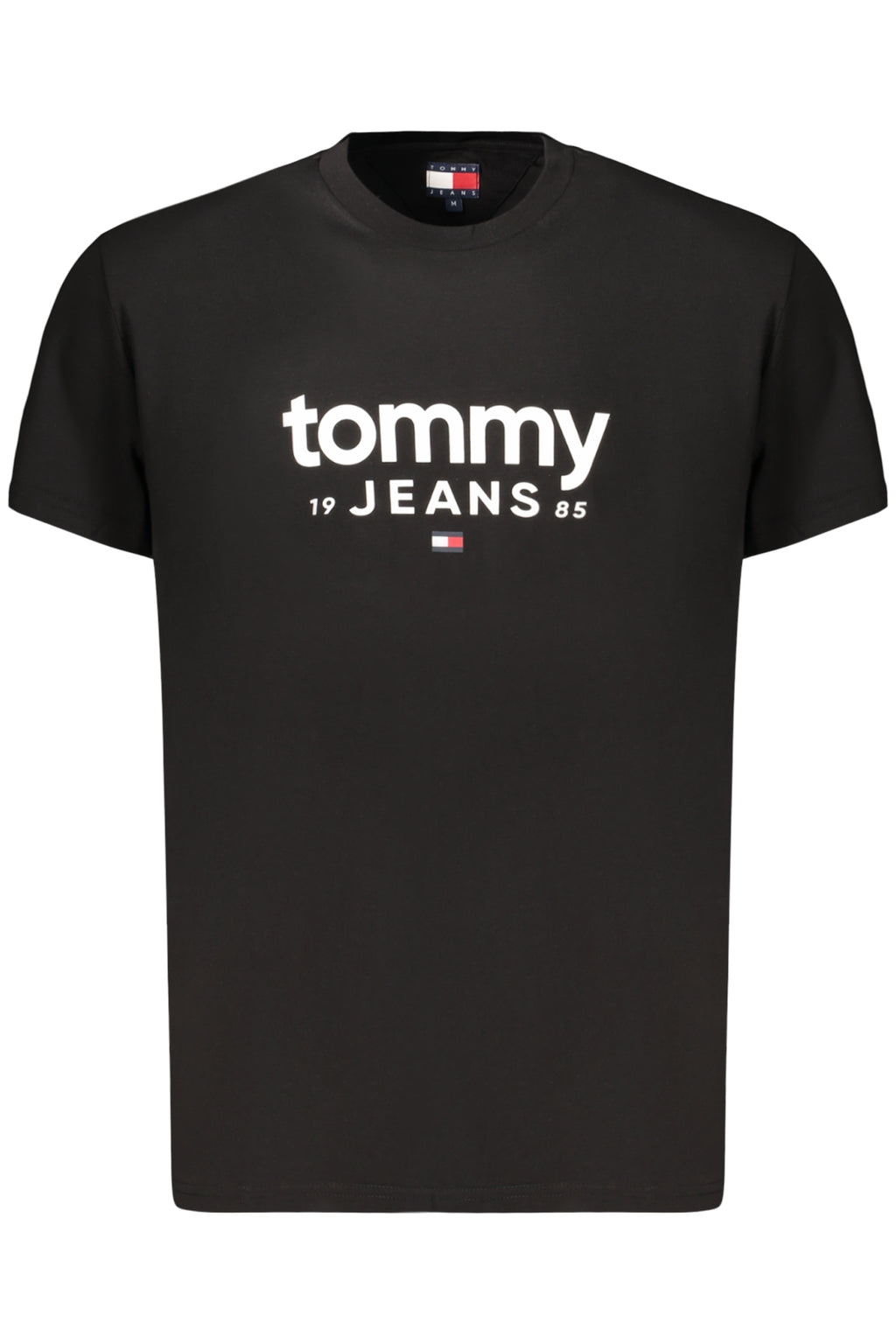 TOMMY HILFIGER MEN'S SHORT-SLEEVE T-SHIRT BLACK
