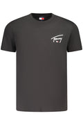 TOMMY HILFIGER Men's Short-sleeve T-shirt Black DM0DM23550