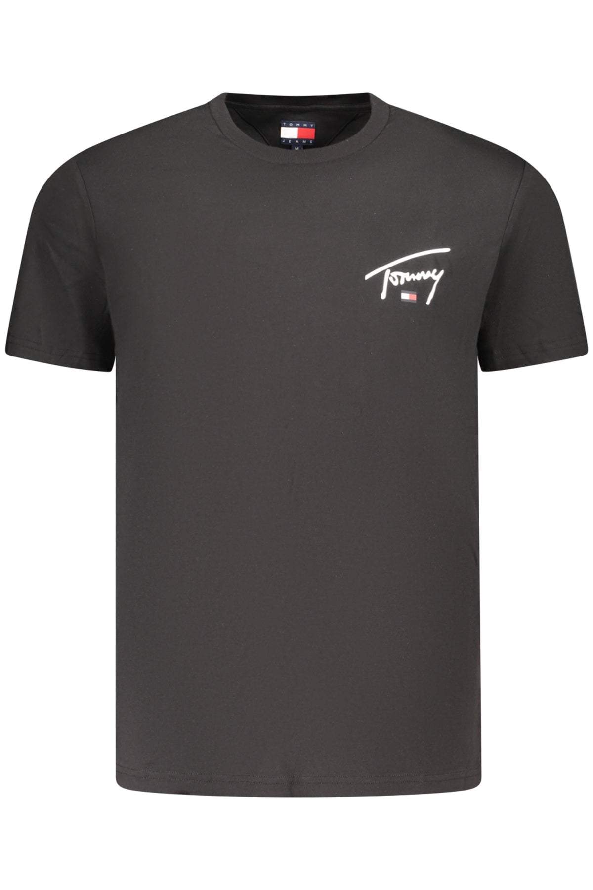 TOMMY HILFIGER Men's Short-sleeve T-shirt Black DM0DM23550