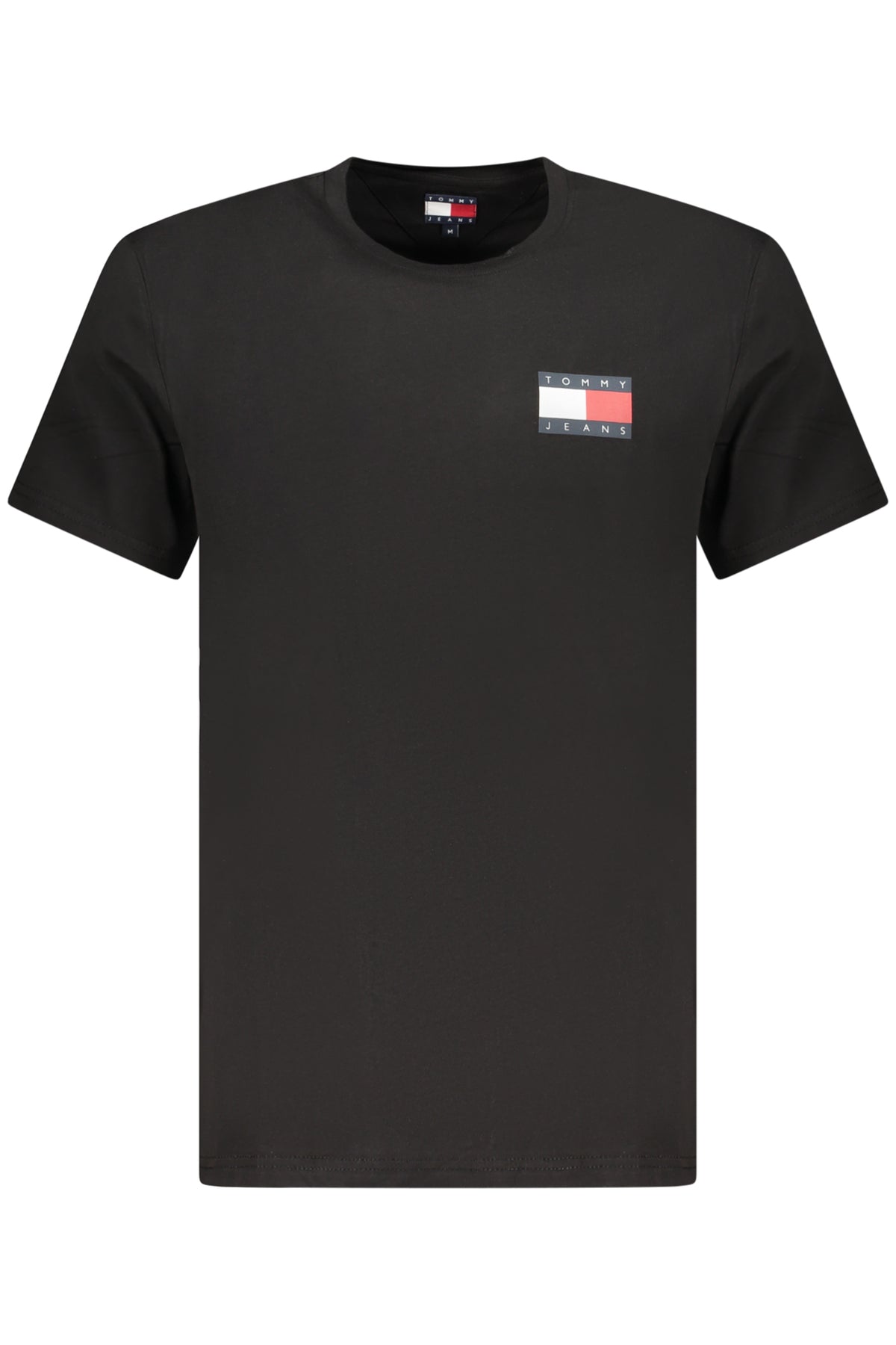 TOMMY HILFIGER MEN'S SHORT-SLEEVE T-SHIRT BLACK