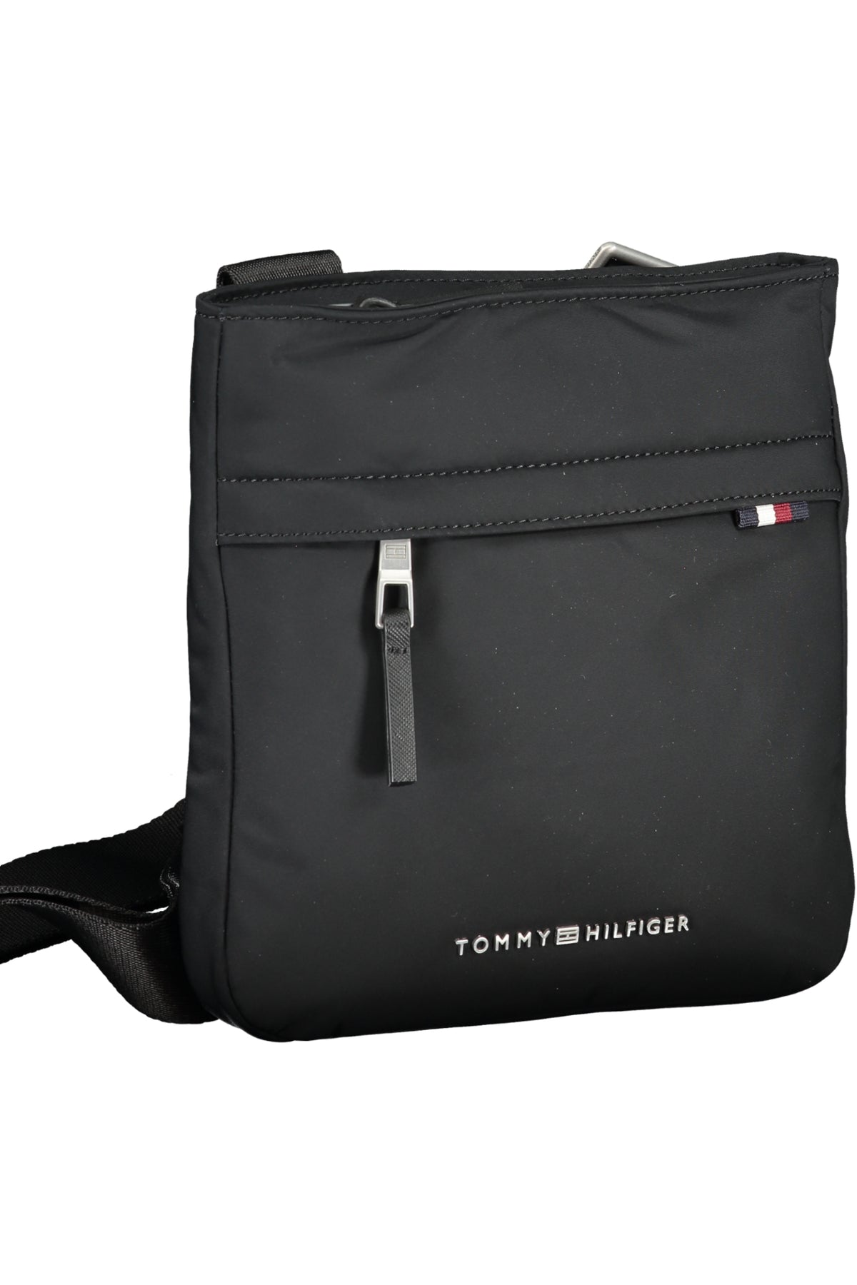 TOMMY HILFIGER MEN'S BLACK SHOULDER BAG