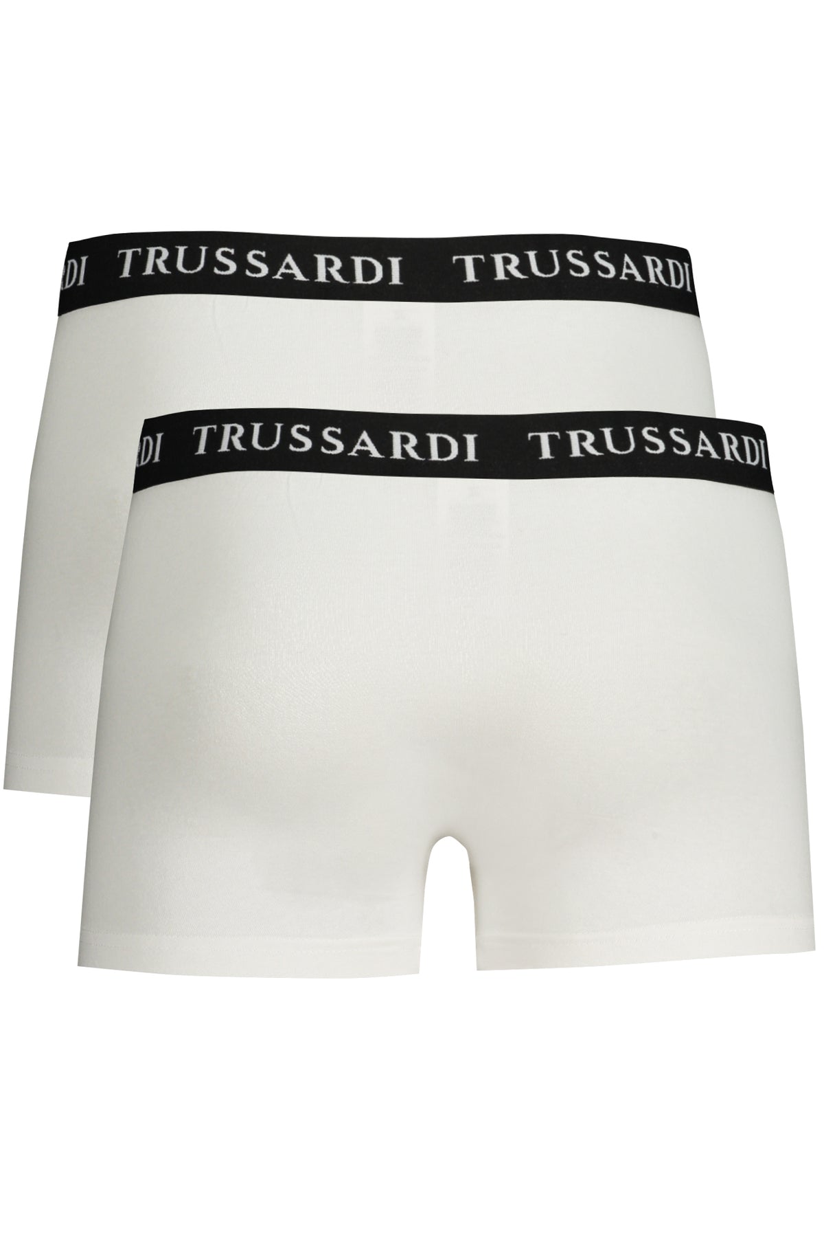 TRUSSARDI Men's White Boxer Bi-Pack TRU2UTR02