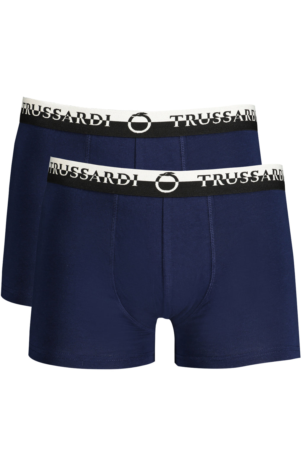 TRUSSARDI Men's Blue Boxer Bi-Pack TRU2UTR03