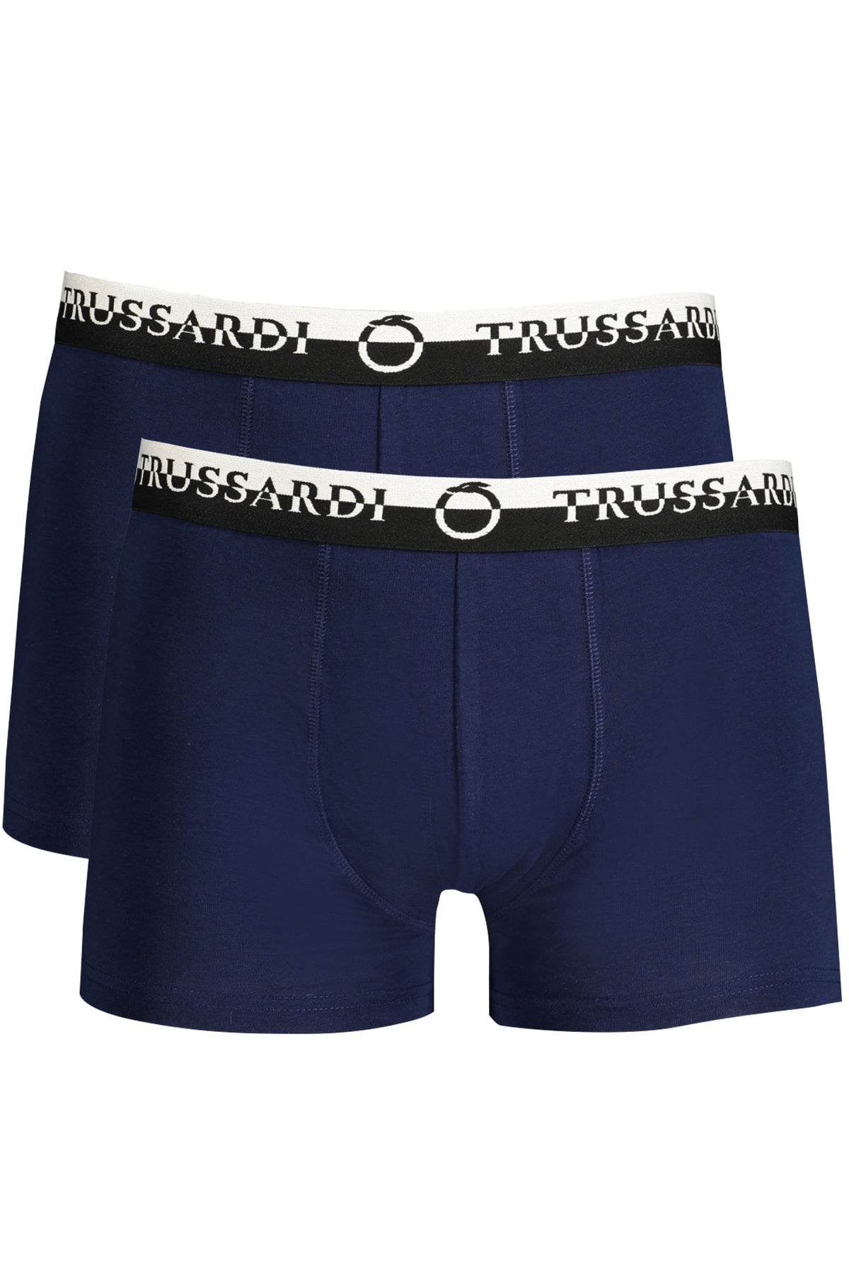TRUSSARDI Men's Blue Boxer Bi-Pack TRU2UTR03