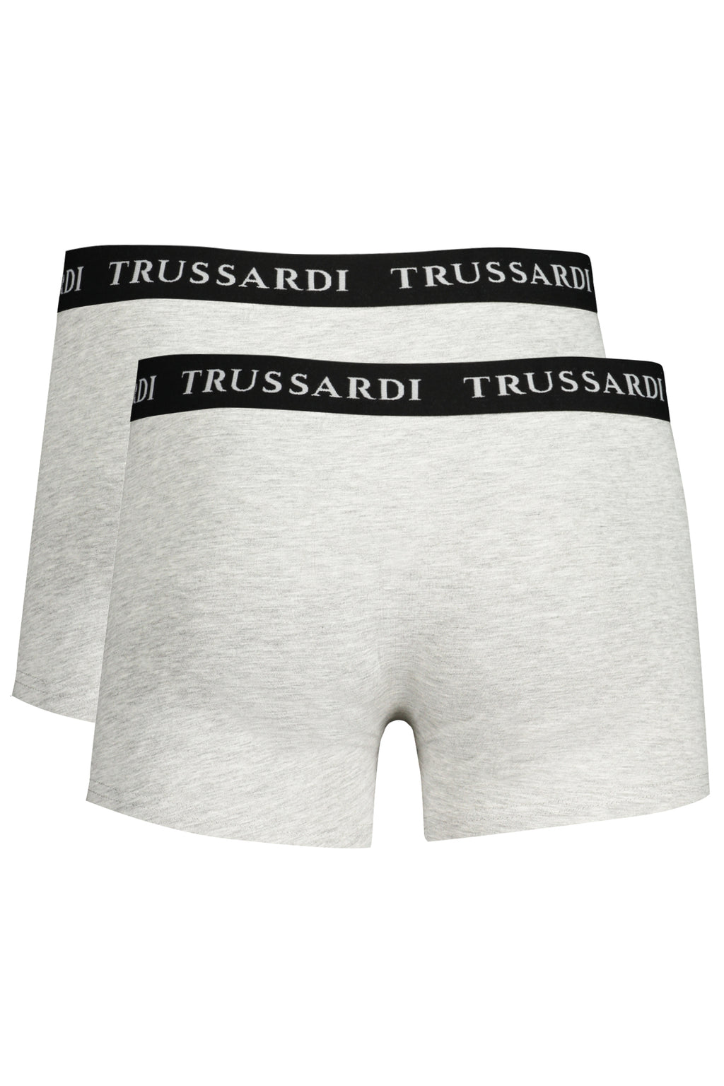 TRUSSARDI Men's Gray Boxer Bi-Pack TRU2UTR02