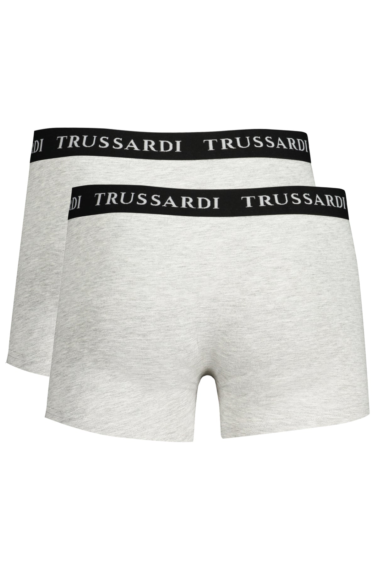 TRUSSARDI Men's Gray Boxer Bi-Pack TRU2UTR02