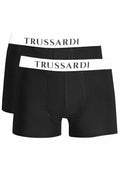 TRUSSARDI Men's Boxer Black Bi-Pack TRU2UTR01