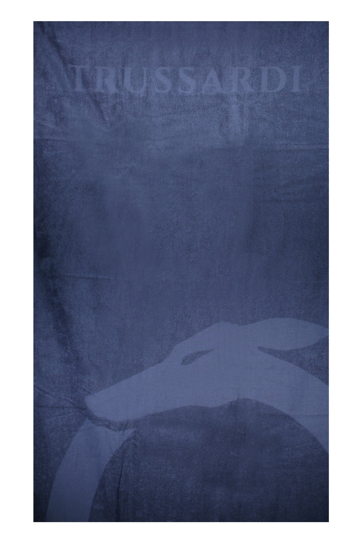 TRUSSARDI JEANS MEN'S BEACH TOWEL BLUE