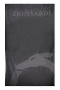 TRUSSARDI JEANS MEN'S BEACH TOWEL BLACK