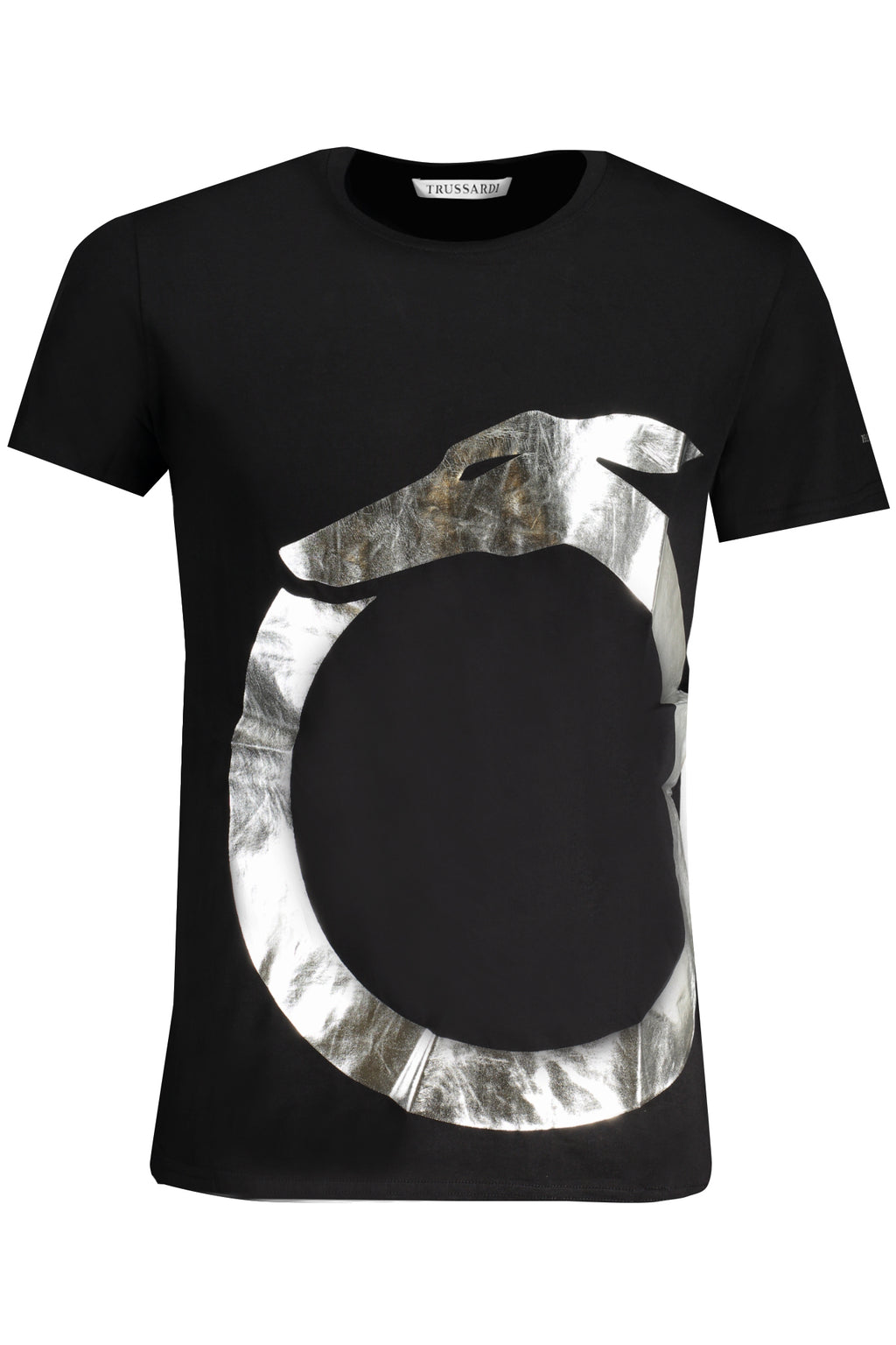 TRUSSARDI MEN'S SHORT SLEEVE T-SHIRT BLACK