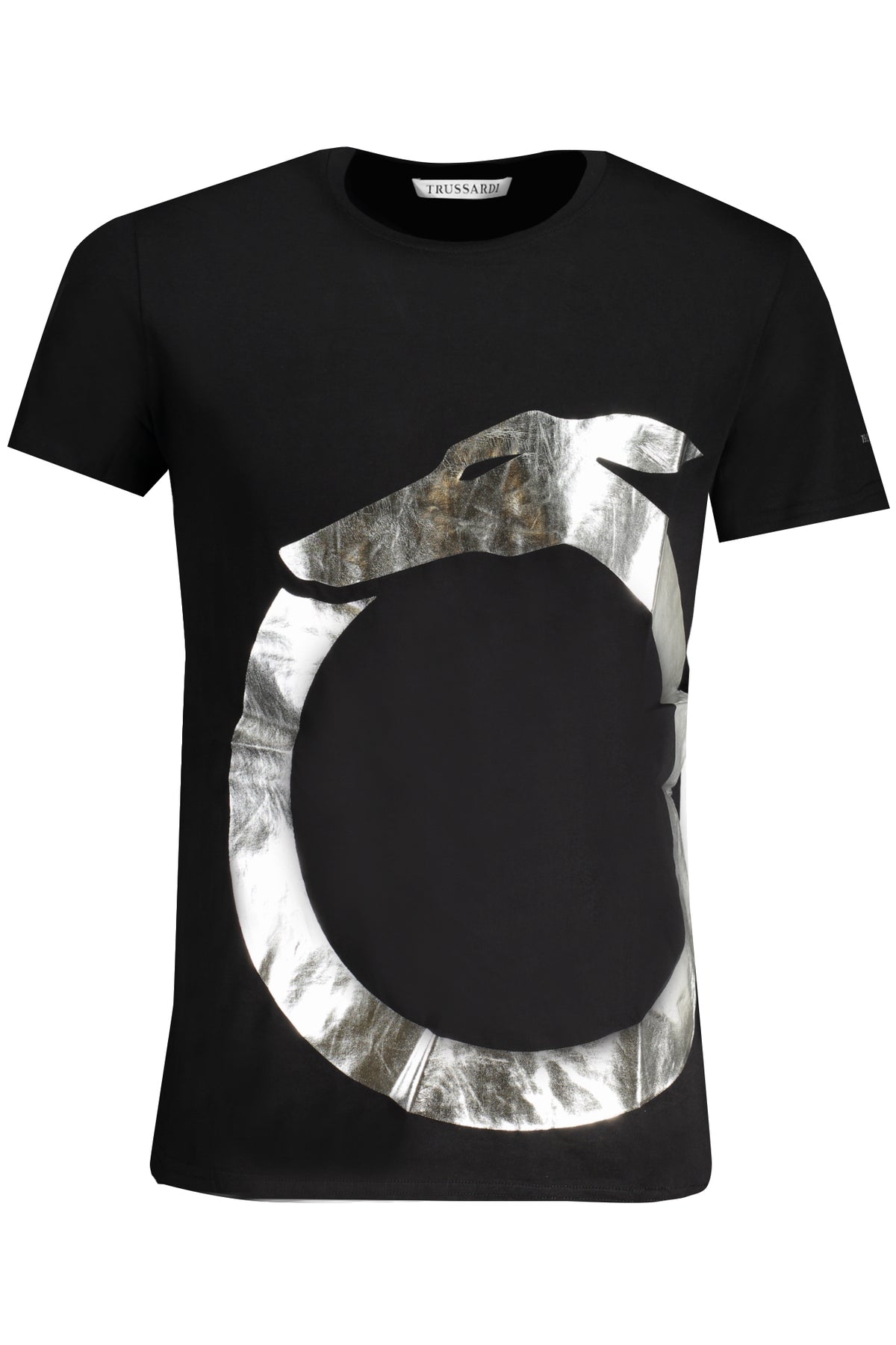 TRUSSARDI MEN'S SHORT SLEEVE T-SHIRT BLACK