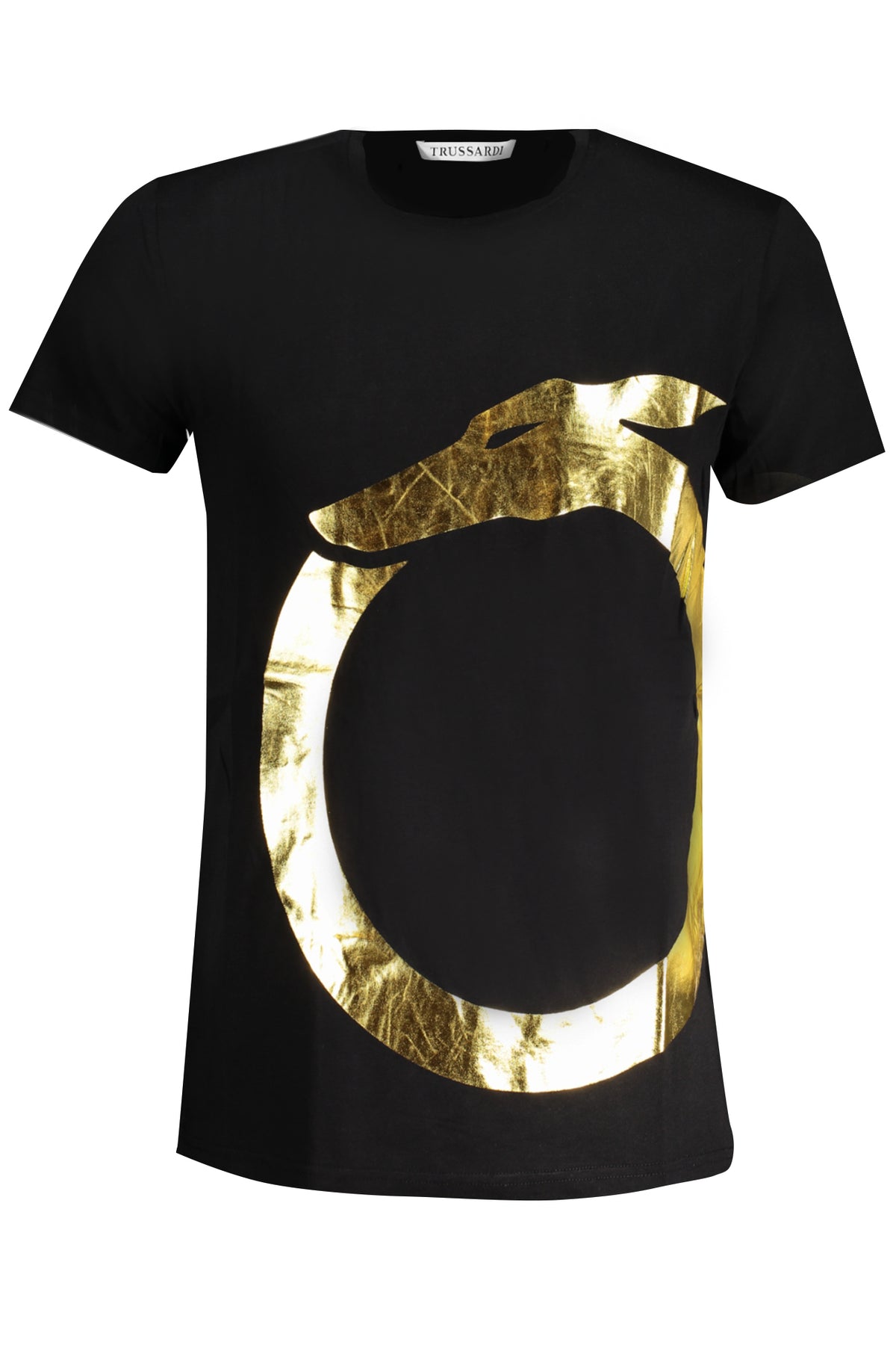 TRUSSARDI MEN'S SHORT SLEEVE T-SHIRT BLACK