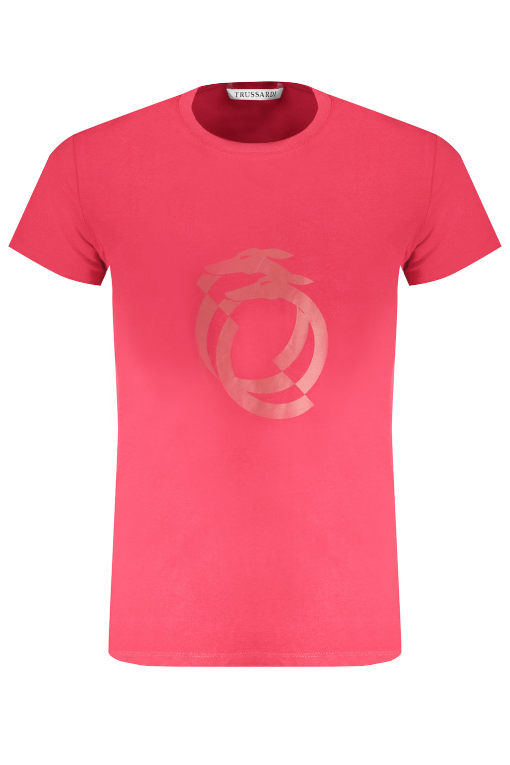 TRUSSARDI MEN'S SHORT SLEEVE T-SHIRT RED
