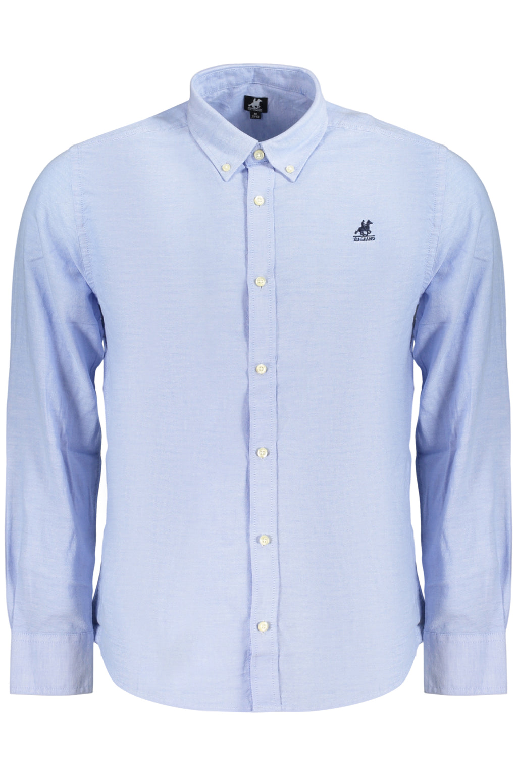 US GRAND MEN'S LONG-SLEEVED SHIRT BLUE