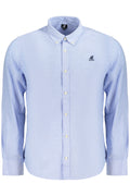 US GRAND MEN'S LONG-SLEEVED SHIRT BLUE