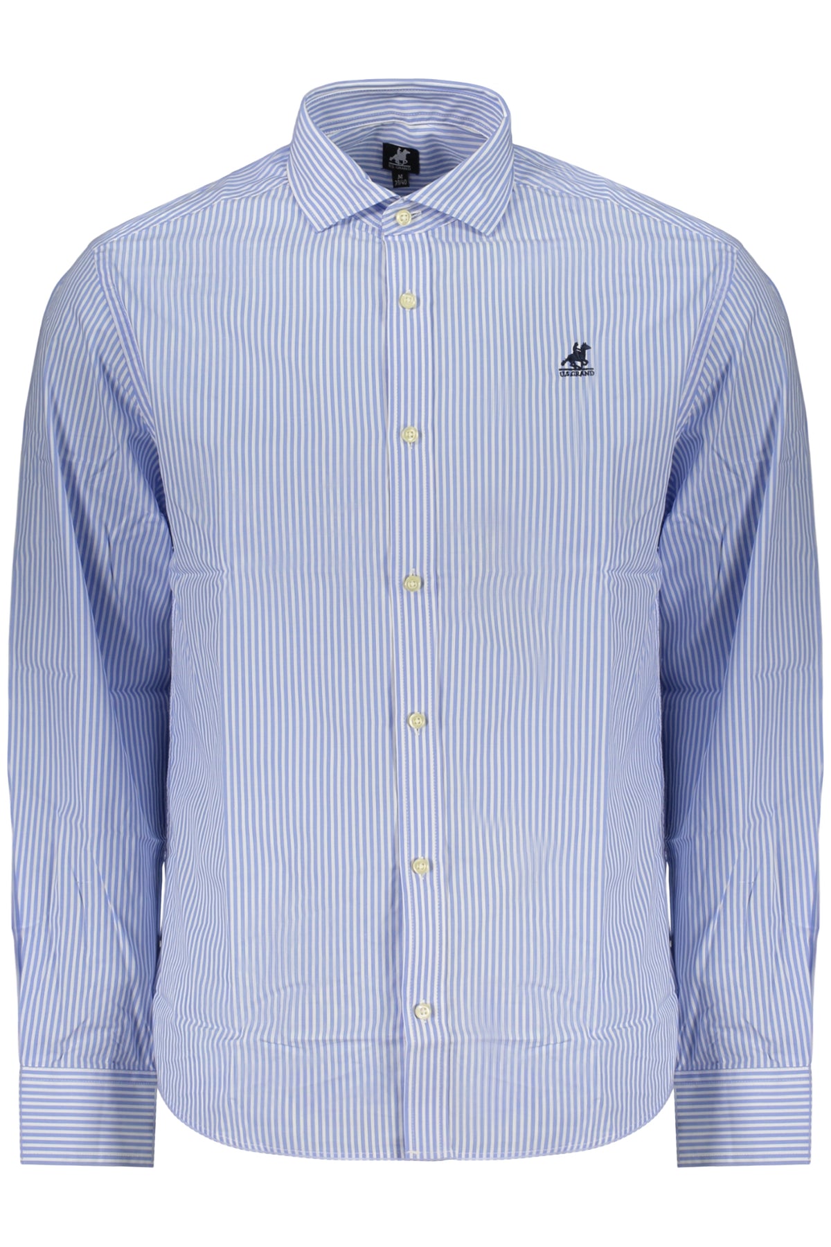 US GRAND MEN'S LONG-SLEEVED SHIRT BLUE