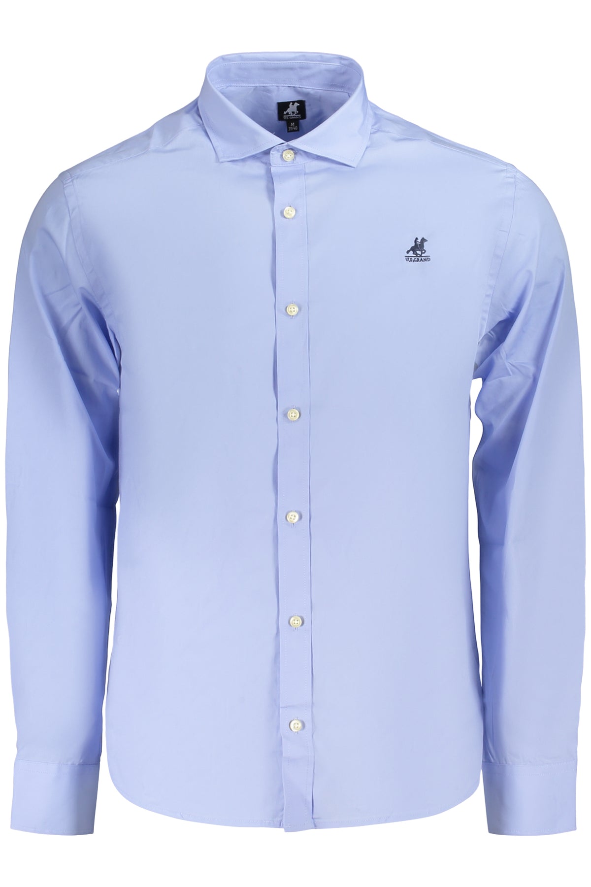 US GRAND MEN'S LONG-SLEEVED SHIRT BLUE