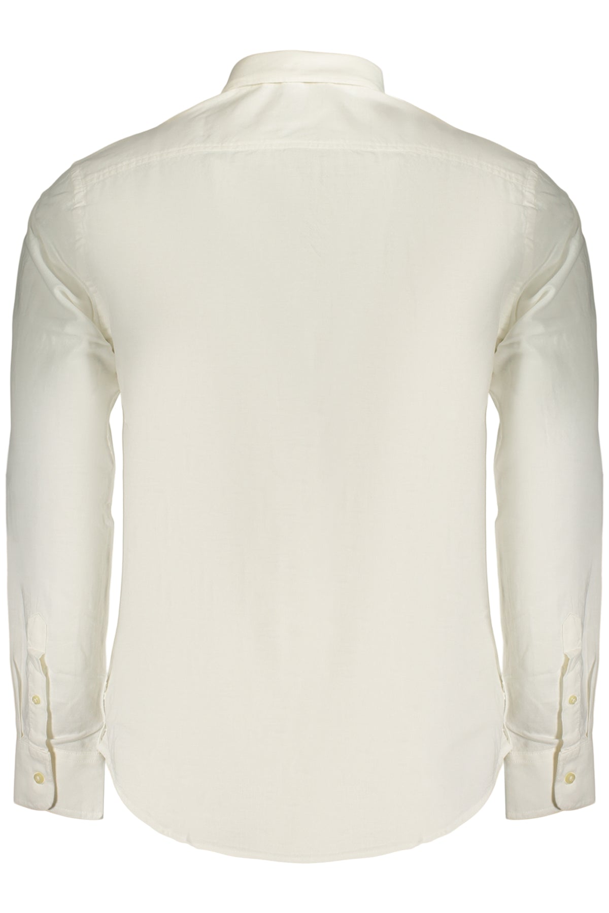 US GRAND MEN'S LONG-SLEEVED WHITE SHIRT