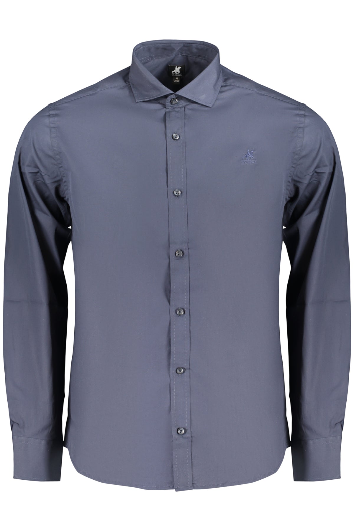 U.S. GRAND Us Grand Men's Blue Long-sleeved Shirt AU03228AMEDEO