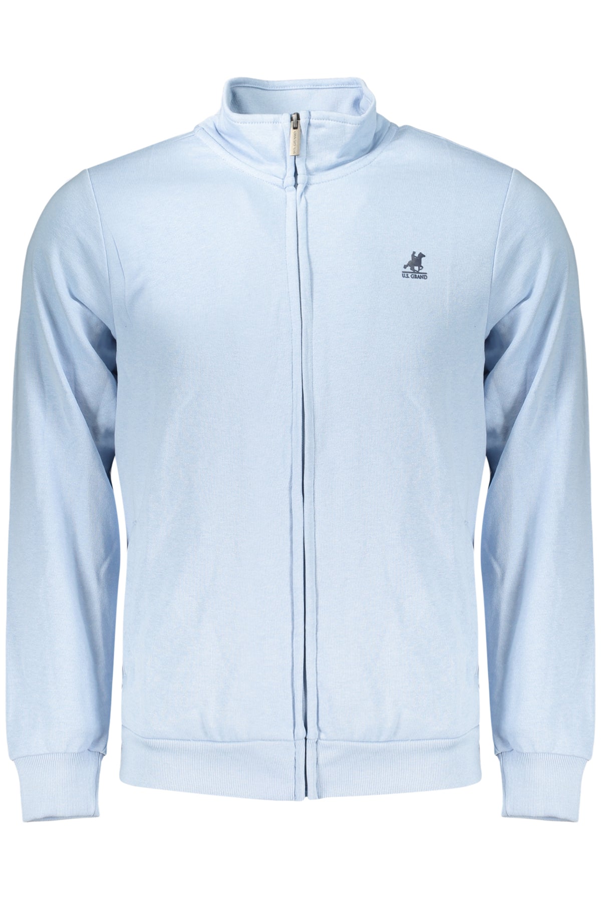U.S. GRAND Us Grand Men's Blue Zip-up Sweatshirt AU03220TIZIANO