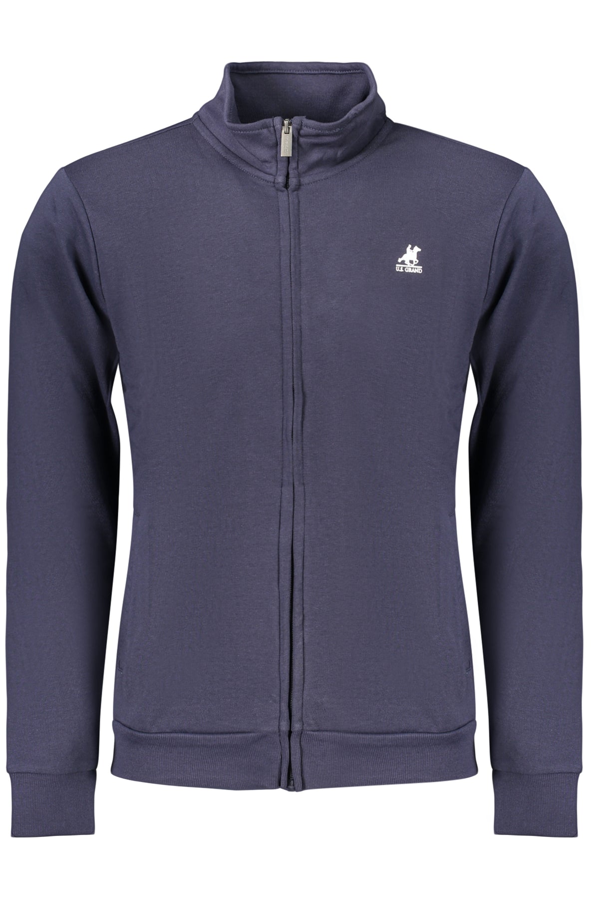 U.S. GRAND Us Grand Men's Blue Zip-up Sweatshirt AU03220TIZIANO