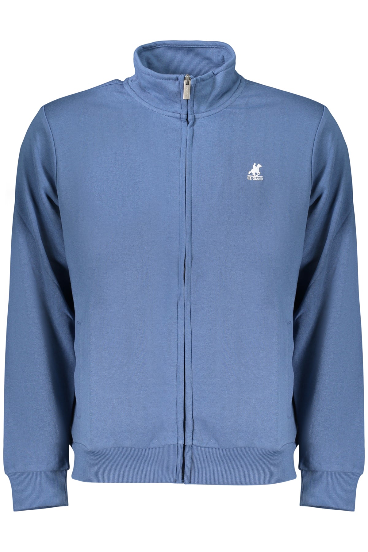 U.S. GRAND Us Grand Men's Blue Zip-up Sweatshirt AU03220TIZIANO