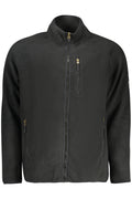 US GRAND MEN'S BLACK ZIP-UP SWEATSHIRT