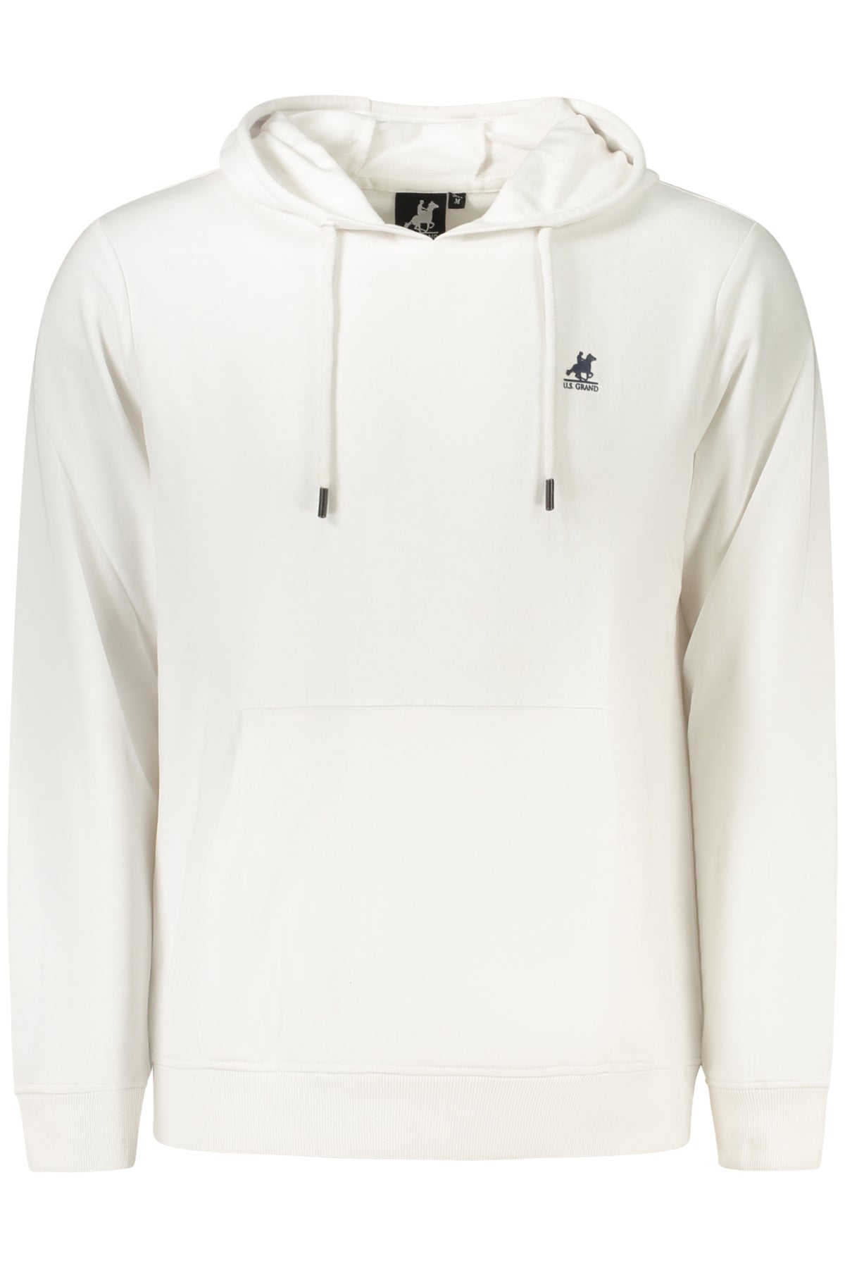 U.S. GRAND Us Grand Men's White Zip-up Sweatshirt AU03219PIETRO