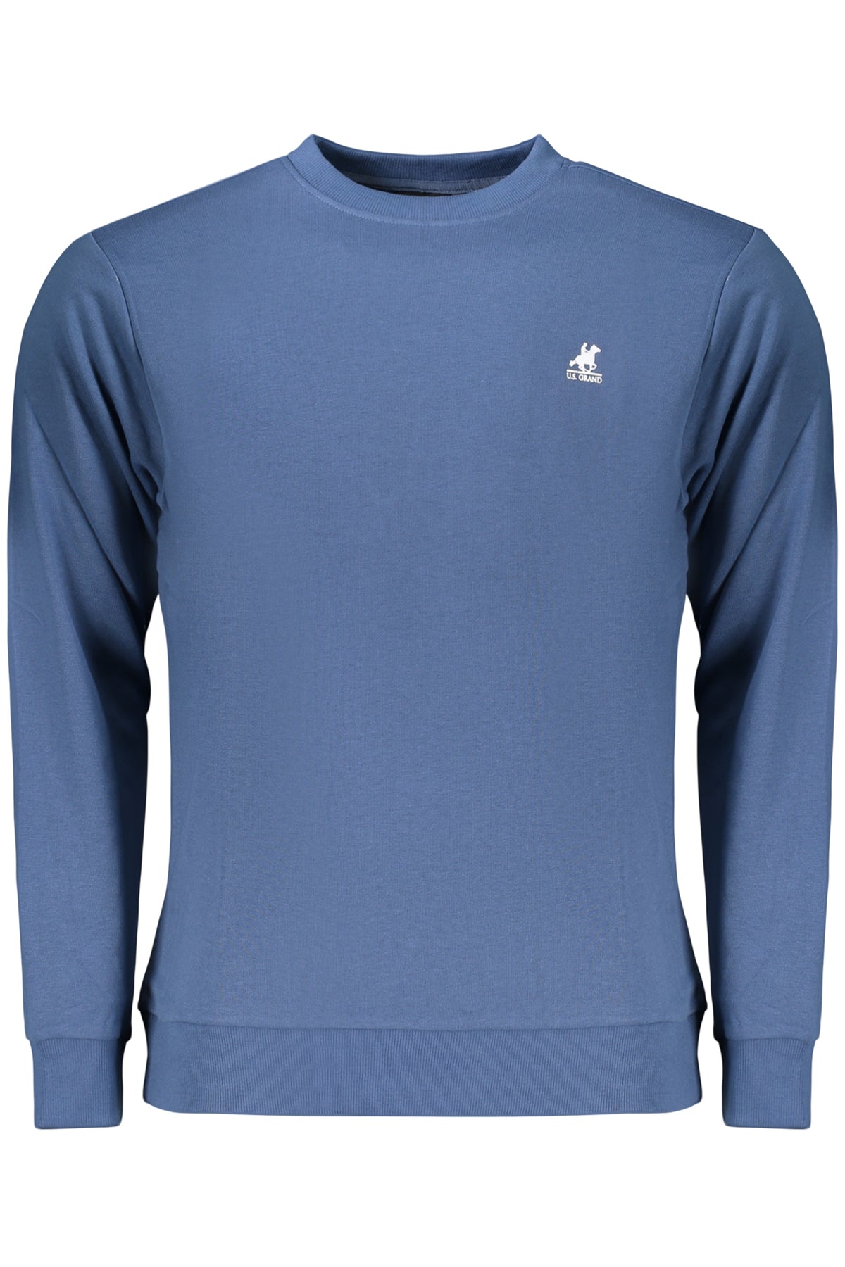U.S. GRAND Us Grand Men's Blue Zip-up Sweatshirt AU03218DENZEL