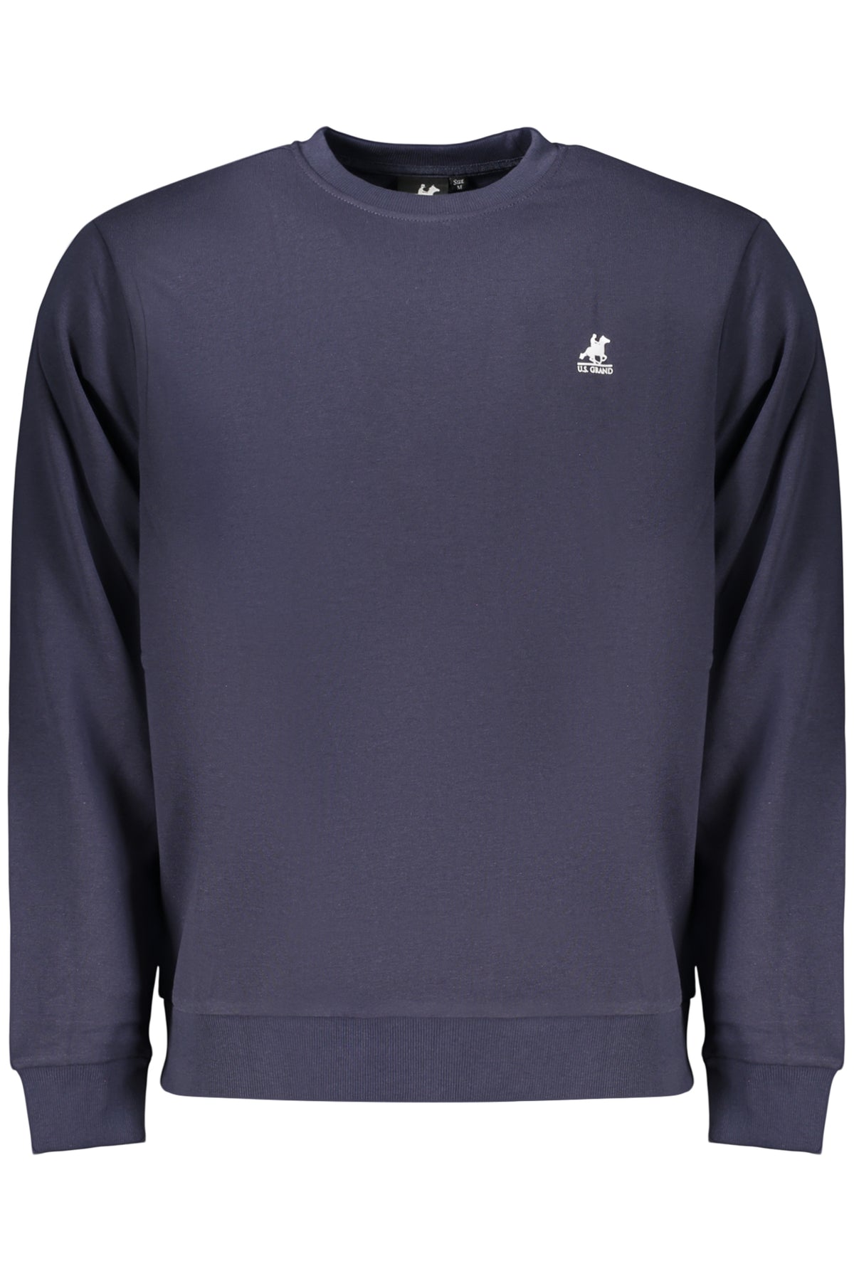 U.S. GRAND Us Grand Men's Blue Zip-up Sweatshirt AU03218DENZEL