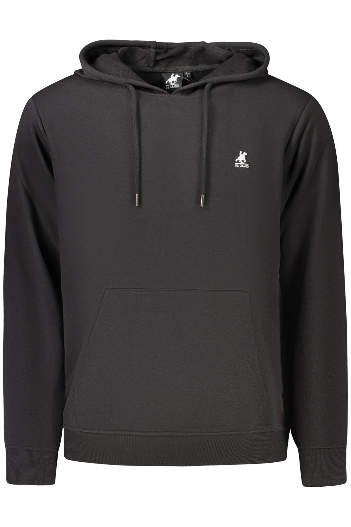U.S. GRAND Us Grand Men's Black Zip-up Sweatshirt AU03219PIETRO
