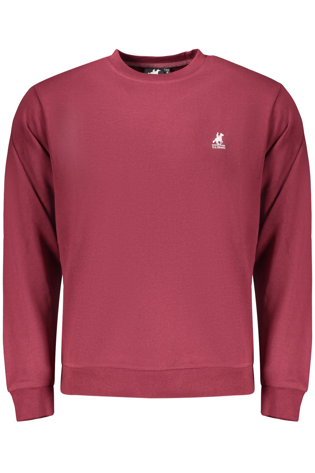 U.S. GRAND Us Grand Men's Red Zip-up Sweatshirt AU03218DENZEL