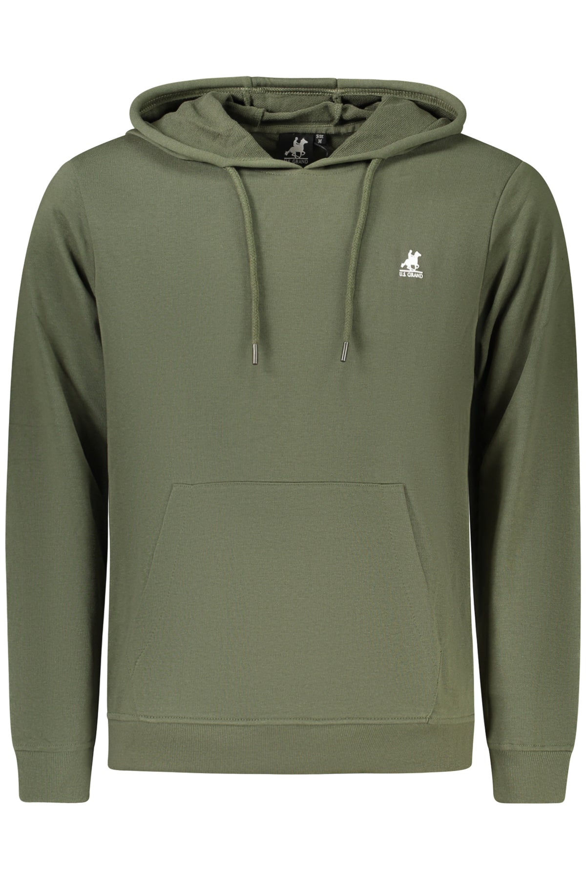 U.S. GRAND Us Grand Men's Zip-up Sweatshirt Green AU03219PIETRO