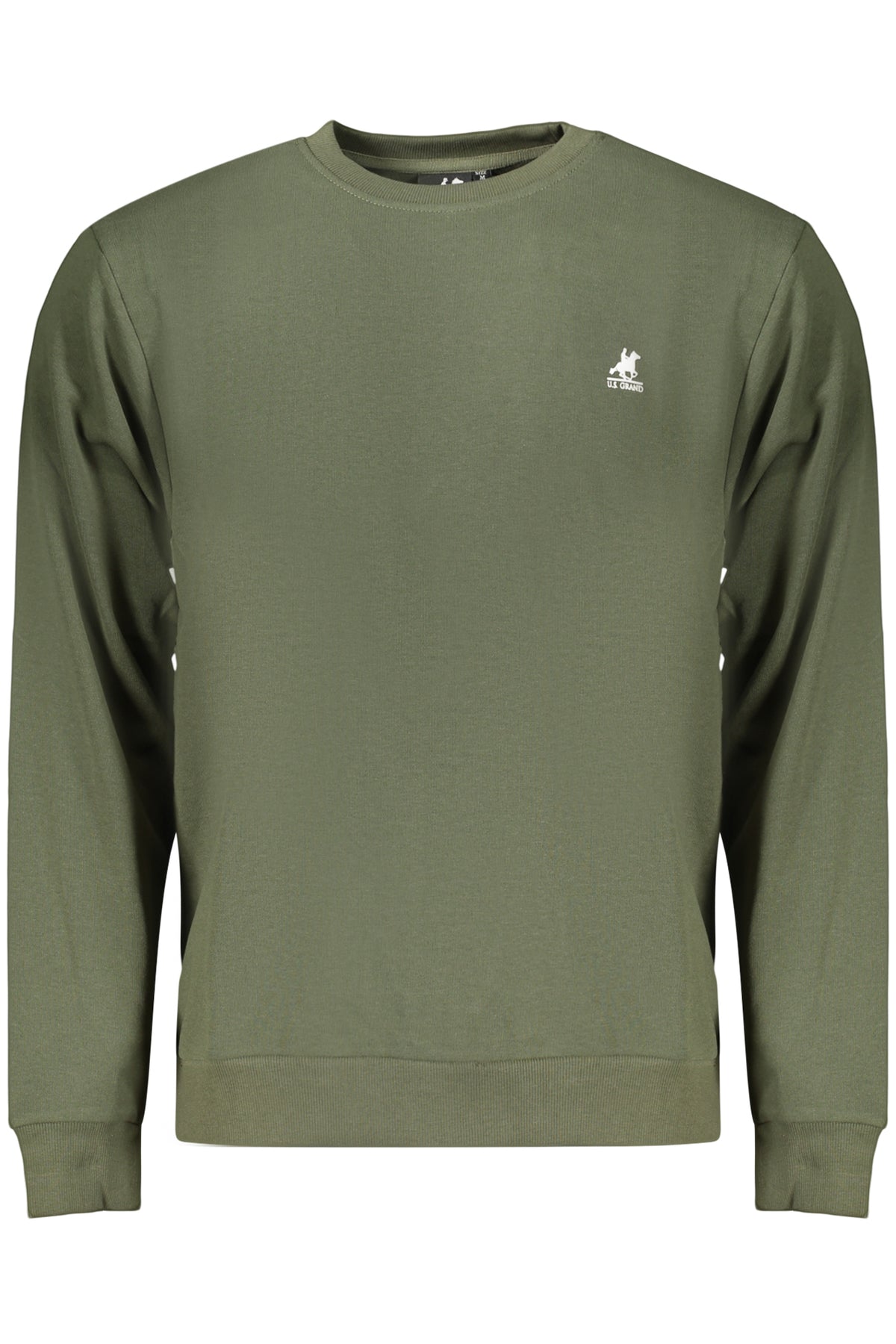 U.S. GRAND Us Grand Men's Zip-up Sweatshirt Green AU03218DENZEL