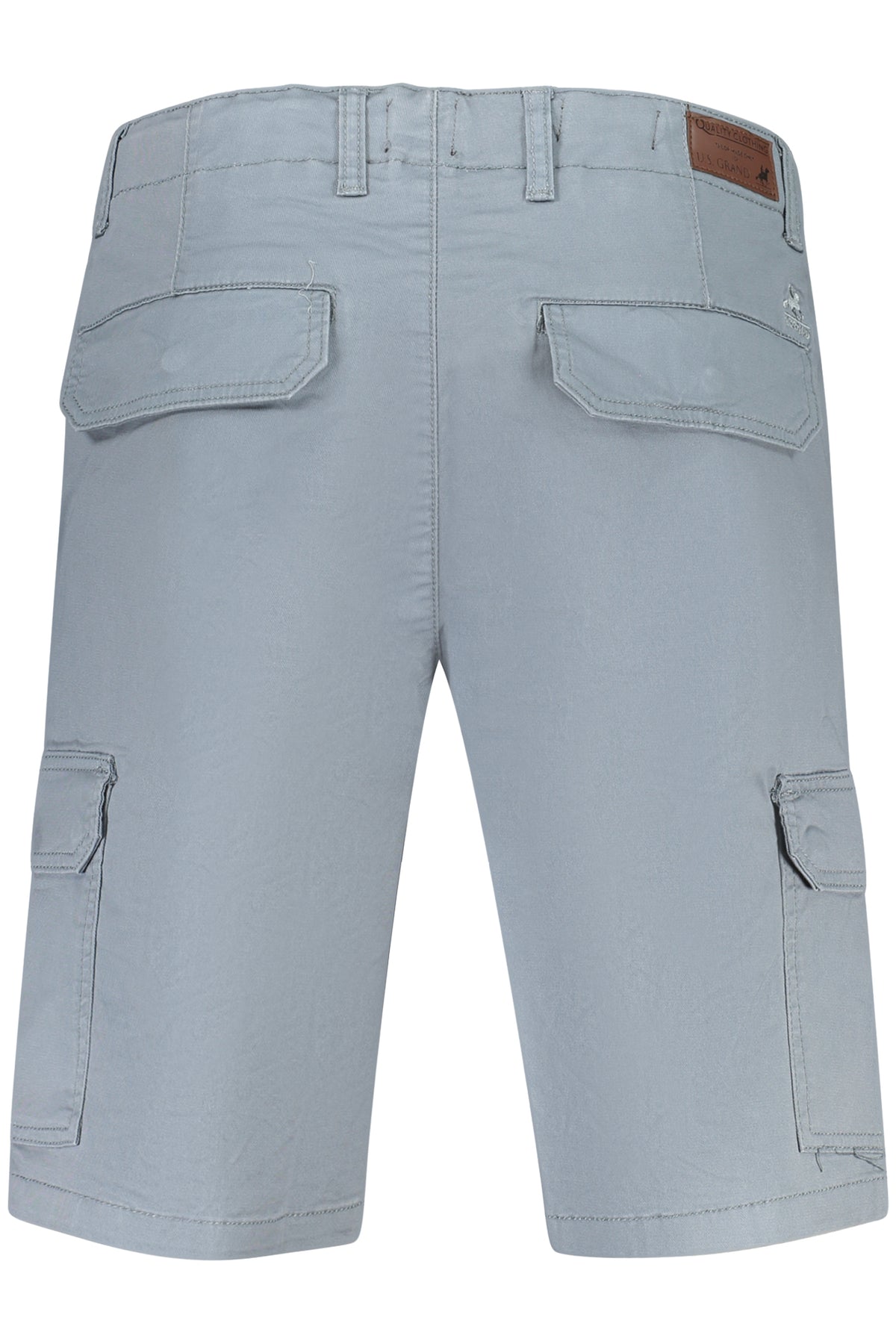 U.S. GRAND Us Grand Men's Grey Short Pants AU03240VIRGINO