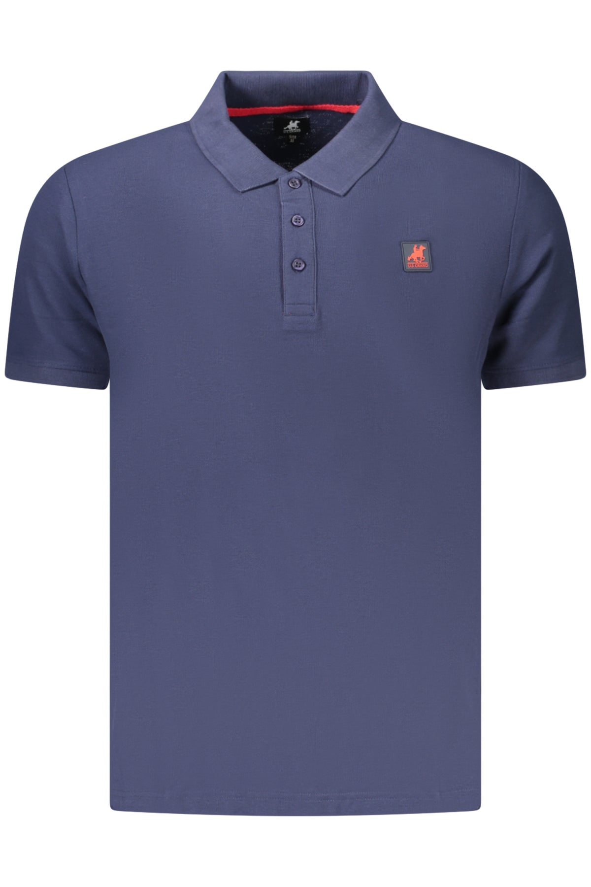 U.S. GRAND Us Grand Polo Short Sleeve Men's Blue AU03204FRANK