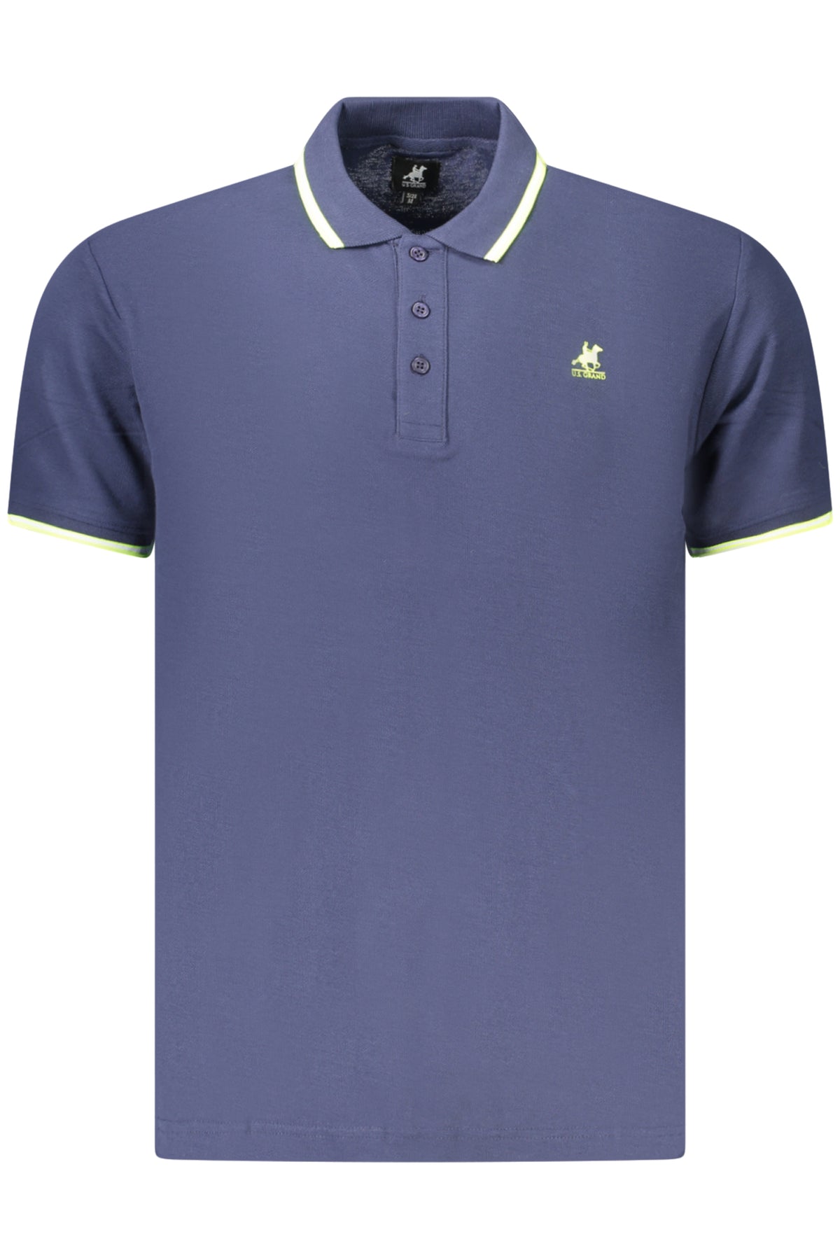 U.S. GRAND Us Grand Polo Short Sleeve Men's Blue AU03199ALFREDO