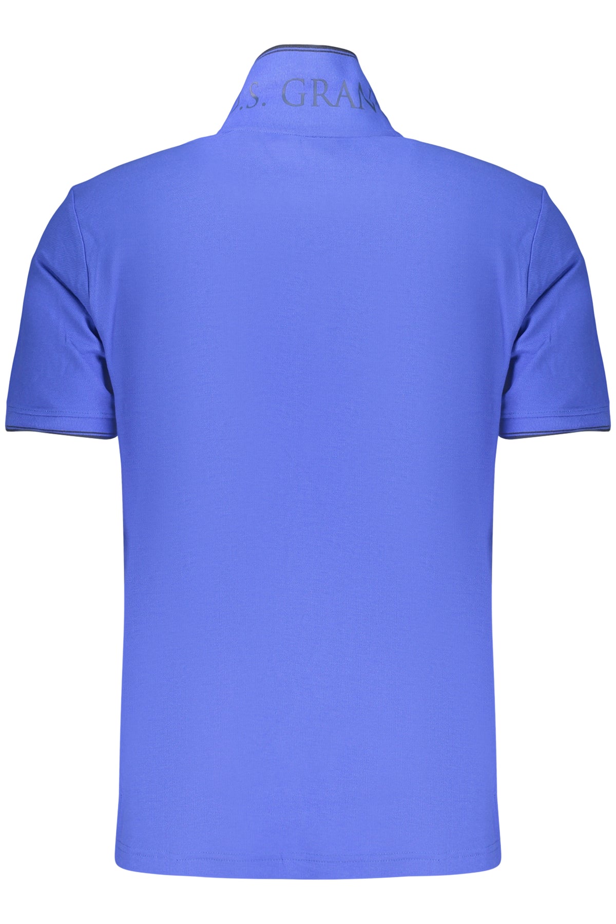 U.S. GRAND Us Grand Polo Short Sleeve Men's Blue AU03198STEVEN