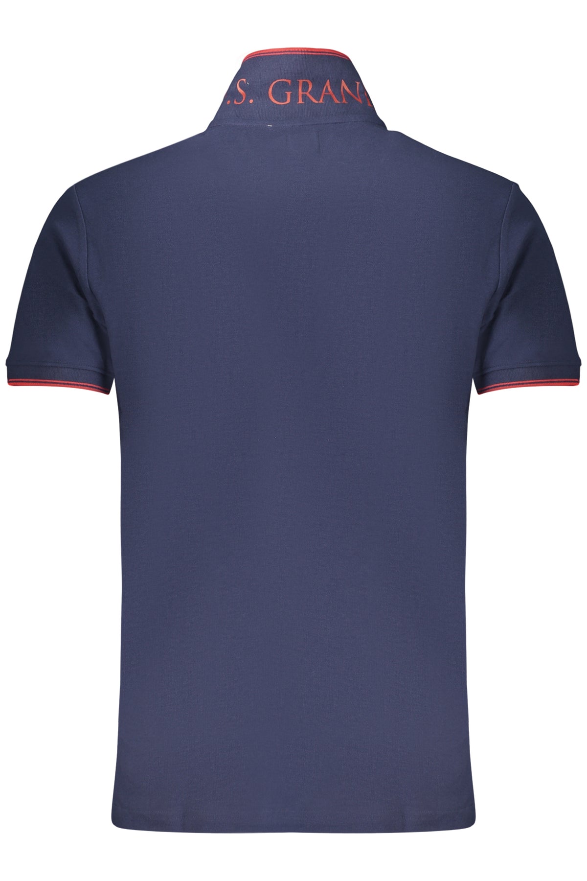 U.S. GRAND Us Grand Polo Short Sleeve Men's Blue AU03198STEVEN
